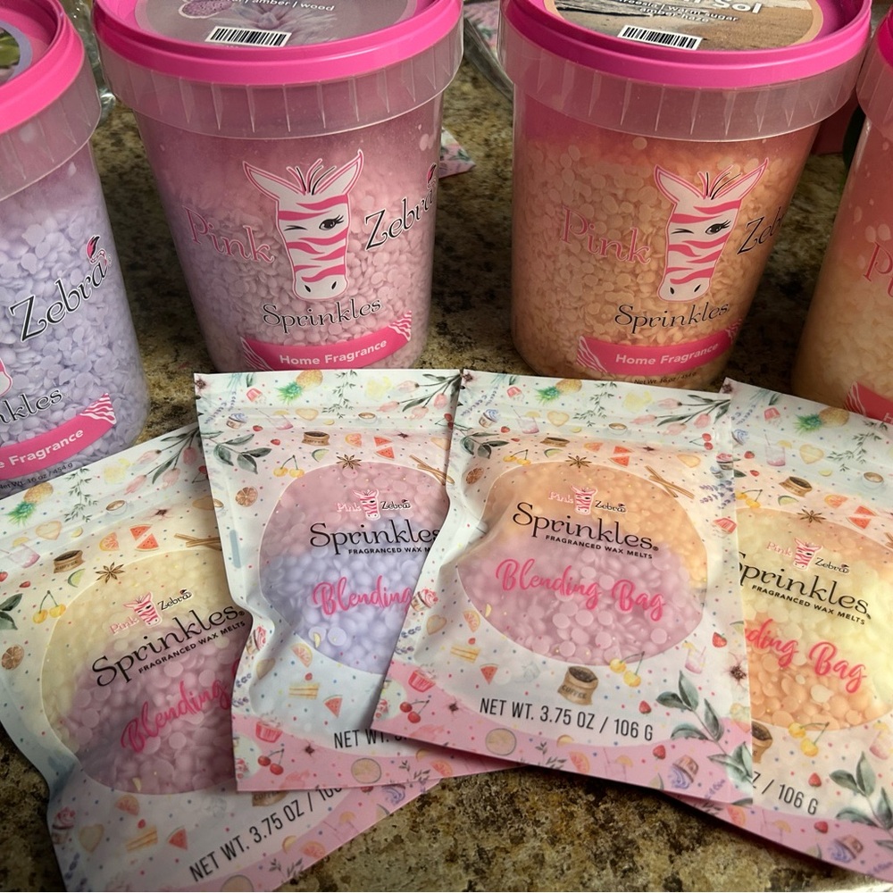Pink Zebra Sprinkles Wax Melts - 3/$30